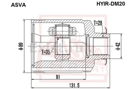 ASVA HYIR-DM20 49582-2W050