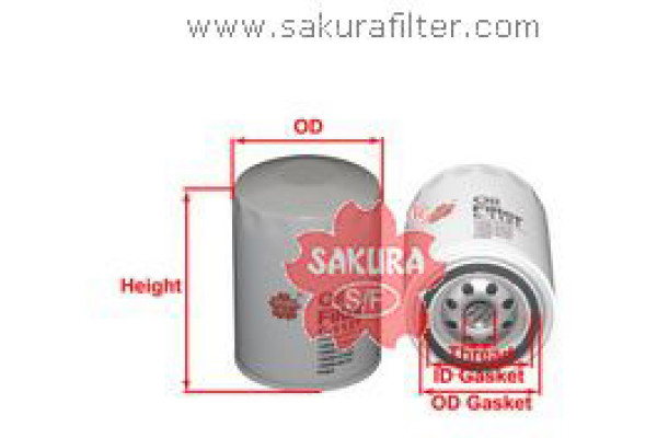 Oil Filter Spin On Sakura C1121 15208 43g00 116760603000 15208 43g0a Err3340 00 22 714 000 A15208 W3403 15208 7f400 15208 43g00r D59az 6731a 4130046 15601 30010 15600 50010 D160552s