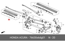 HONDA 76630-S6D-G01