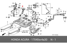 HONDA 17040-SV4-A30