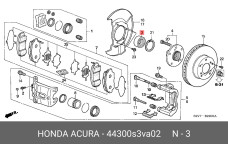 HONDA 44300-S3V-A02