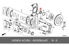 HONDA 44300-TBC-A01