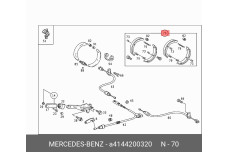 MERCEDES-BENZ A 414 420 03 20