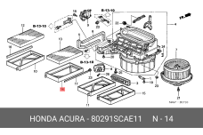 HONDA 80291-SCA-E11