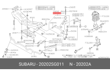 SUBARU 20202-SG011