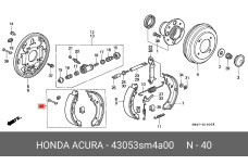 HONDA 43053-SM4-A00