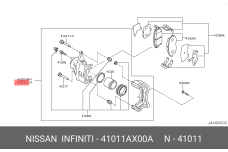 NISSAN 41011-AX00A