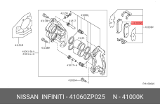 NISSAN 41060-ZP025