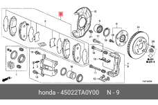 HONDA 45022-TA0-Y00