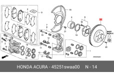 HONDA 45251-SWA-A00