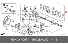 HONDA 43022-SAA-J50