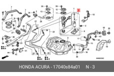HONDA 17040-S84-A01