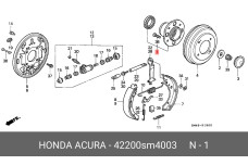 HONDA 42200-SM4-003
