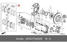 HONDA 45022-T0A-A00