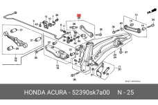 HONDA 52390-SK7-A00