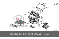 HONDA 80291-TF3-E01