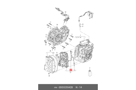 VOLKSWAGEN 0DD325542B 0DD325542B