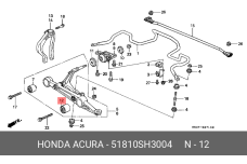 HONDA 51810-SH3-004