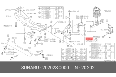 SUBARU 20202-SC000
