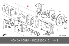 HONDA 45022-SDC-A10