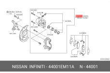 NISSAN 44001-EM11A