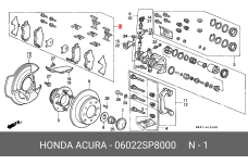 HONDA 06022-SP8-000
