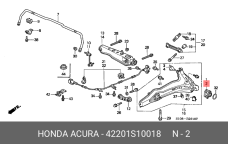 HONDA 42201-S10-018