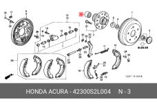 HONDA 42300-S2L-004