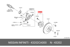 NISSAN 43202-CA000