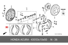 HONDA 43053-S10-E50