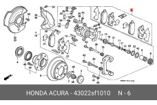 HONDA 43022-SF1-010
