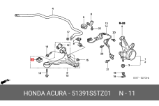 HONDA 51391-S5T-Z01