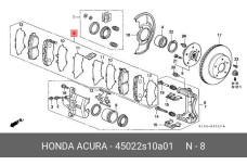 HONDA 45022-S10-A01