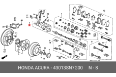 HONDA 43013-SN7-G00