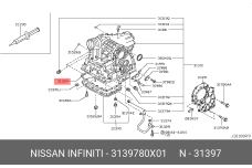 NISSAN 31397-80X01