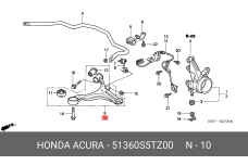 HONDA 51360-S5T-Z00
