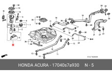 HONDA 17040-S7A-930