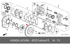 HONDA 45251-S6M-A10