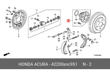 HONDA 42200-SNC-951