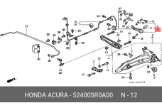 HONDA 52400-SR0-A00