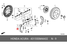 HONDA 43155-SM4-A02