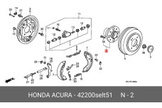 HONDA 42200-SEL-T51