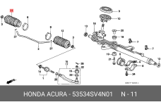 HONDA 53534-SV4-N01