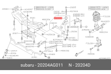 SUBARU 20204-AG011