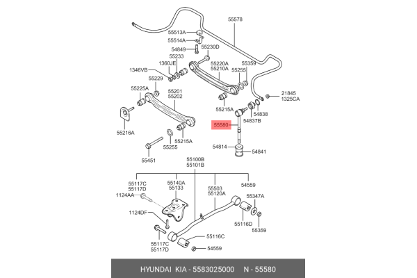 HYUNDAI 55830-25000 55830-25000,54814-36001_KIT