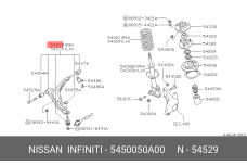 NISSAN 54500-50A00