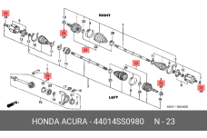 HONDA 44014-SS0-980