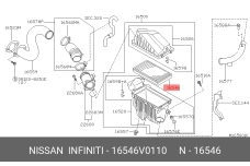NISSAN 16546-V0110