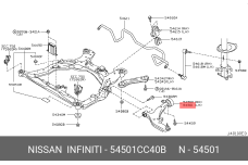 NISSAN 54501-CC40B