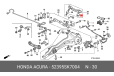 HONDA 52395-SK7-004